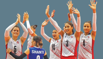 सरकारले महिला राष्ट्रिय भलिबल खेलाडी र प्रशिक्षकलाई नगद पुरस्कार दिने Image