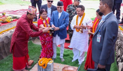 भाटभटेनीका सञ्चालक गुरुङले दान दिएको जग्गामा भवन बनाउन एमालेलाई कानुनी स्वीकृति Image
