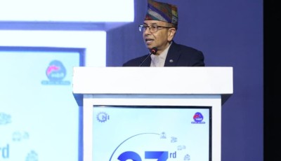 वार्षिक ६ प्रतिशत वृद्धि कायम राखे नेपाल १०० अर्ब डलरको अर्थतन्त्र बन्छः अध्यक्ष पाण्डे