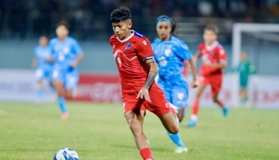 साफ माहिला च्याम्पियनसिप फुटबलको फाइनलमा नेपाल Image