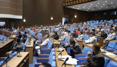 संसद्‌मा विपक्षी सांसद बोल्दा लाइभमा समस्या Image