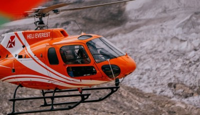 Helicopter Makes Emergency Landing After Bird Strike En Route to Kathmandu Image