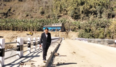 तेह्र करोड १२ लाखमा मोटर चल्ने पुल निर्माण Image