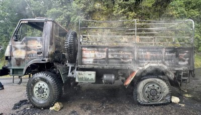 मकवानपुरमा नेपाली सेनाको ट्रकमा आगलागी, मानवीय क्षति भएन Image