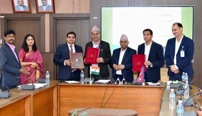 भारत सरकारको सहयोगमा निर्माण हुने १० परियोजनाको समझदारी पत्रमा हस्ताक्षर Image
