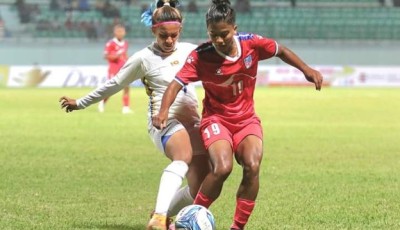 साफ माहिला च्याम्पियनसिप : नेपाल समूह विजेता बन्दै सेमिफाइनलमा Image