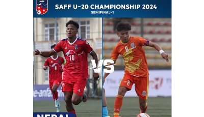 साफ यू–२० च्याम्पियनसिप: नेपालले सेमिफाइनलमा भुटानसँग खेल्ने Image
