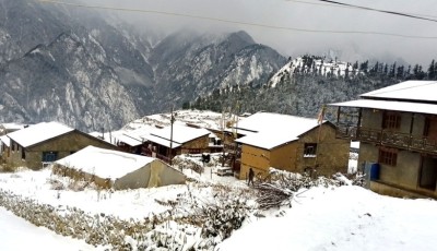 Humla Sees Third Snowfall of Season Image