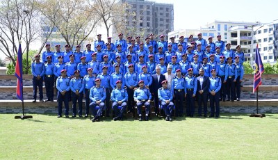 ६० जना प्रहरी निरीक्षकहरू दर्ज्यानी चिन्हद्वारा सुशोभित Image
