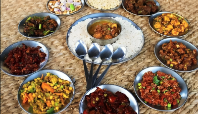 म्याग्दीको प्राकृतिक चिकित्सालयमा अर्गानिक खाना र असला माछाका परिकार Image