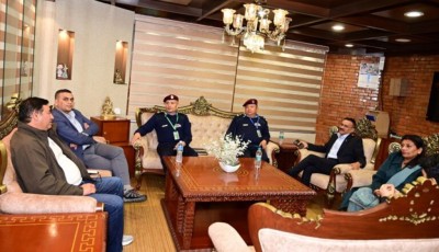 IGP Kuwar leaves for UK for Interpol General Assembly Image