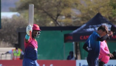 युएईले कीर्तिमानी लक्ष्य पूरा गर्दै नामिबिया माथि एक विकेटले रोमाञ्चक जित Image