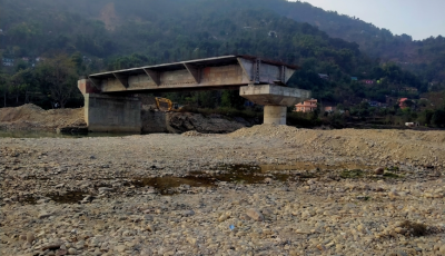 सातवर्षमा तेस्रोपटक म्याद थप गर्दा पनि सम्पन्न भएन आँधीखोला पुल Image