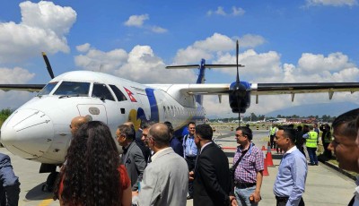 बुद्ध एयरको १६ वर्ष पुरानो एटिआर ४२ जहाजको आज अन्तिम उडान Image