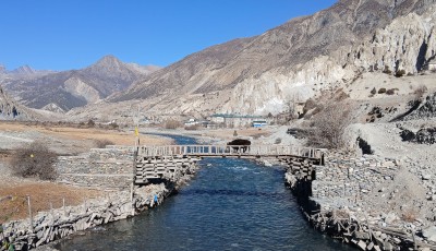 Ngisyang Valley and Marsyangdi River Image