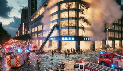 Taiwan Department Store Gas Explosion Kills 4, Injures 26 Image