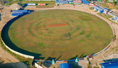 गौतमबुद्ध अन्तर्राष्ट्रिय क्रिकेट रंगशाला निर्माणले गति लियो Image