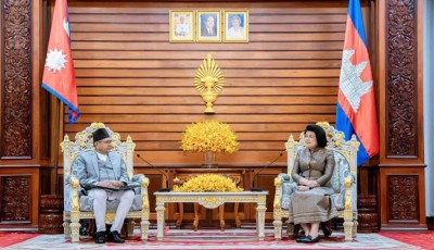Speaker Ghimire Meets with Cambodian Counterpart Image