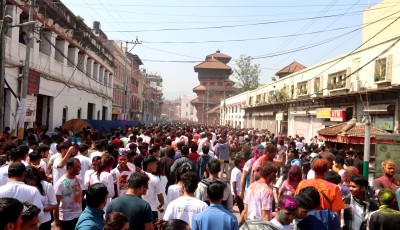 बसन्तपुरमा होली पर्व मनाउनेको घुइँचो (फोटोहरू) Image