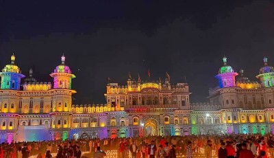 जानकी मन्दिरमा दीप प्रज्जवलन (Photos) Image