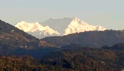 Majestic Kanchenjunga: A View from Antu Image