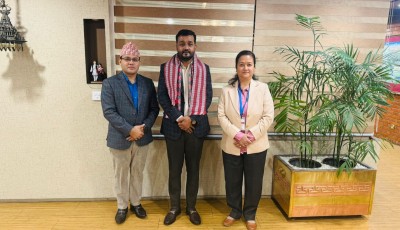 खानेपानी मन्त्री यादव भारत प्रस्थान Image