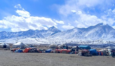 कोरला नाका परेको हिउँ Image