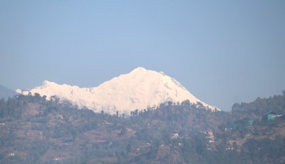 Langtang Himal Shines White After Fresh Snowfall Image