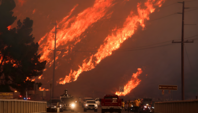 Massive Wildfire Erupts Near Los Angeles, Forcing Tens of Thousands to Evacuate Image