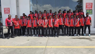 यू-२० साफ च्याम्पियनसिप फुटबलका सहभागी टोलीहरू आउन थालेका छन् Image