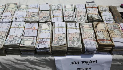 काठमाडौंबाट स्रोत नखुलेको ३९ लाखभन्दा बढी नगदसहित १ जना प्रहरी नियन्त्रणमा Image