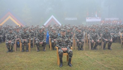 नेपाली सेना र भारतीय सेनाबीच संयुक्त सैनिक अभ्यास  शुरु Image