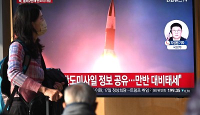 North Korea Fires Unidentified Projectile Towards East Sea: South Korea Military Image