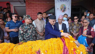 प्रधानमन्त्रीद्वारा वरिष्ठ पत्रकार कोइरालाप्रति श्रद्धाञ्जली अर्पण Image