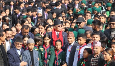 सामुदायिक विद्यालयको गुणस्तर सुधारमा सघाउने अध्यक्ष दाहालको प्रतिबद्धता Image