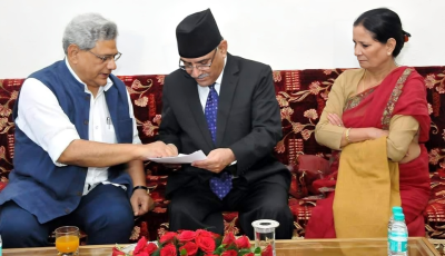 सीताराम यचुरीको निधनप्रति प्रचण्डद्वारा गहिरो शोक व्यक्त Image