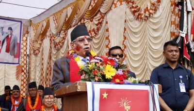 धमिलो पानीमा माछा मार्ने दुस्साहस सफल हुन दिइँदैन: अध्यक्ष दाहाल Image