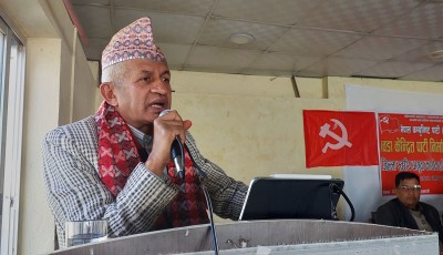 राजनीतिक स्थायित्व र विकासका लागि एमाले–कांग्रेस सहकार्य आवश्यक : उपमहासचिव ज्ञवाली