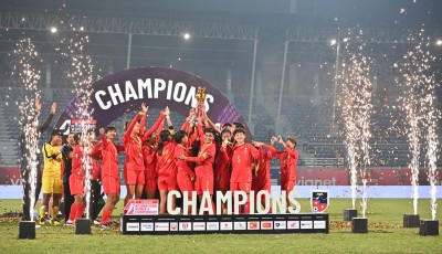 Myanmar Wins Four-Nations Women's Football Championship Title Image