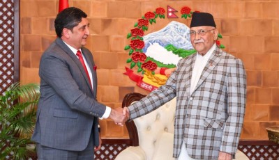 Pakistani Ambassador Pays Courtesy Call on PM Oli Image