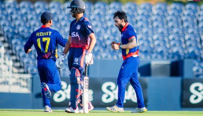 नेपालले स्कटल्यान्डलाई पाँच विकेटले पराजित गर्दै विश्वकप लिग २ मा महत्वपूर्ण जित Image