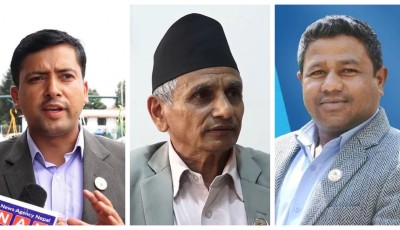 सत्तारूढ एमाले संसदीय दलको कार्यालयमा प्रतिपक्षी माओवादी र रास्वपाका सचेतक Image
