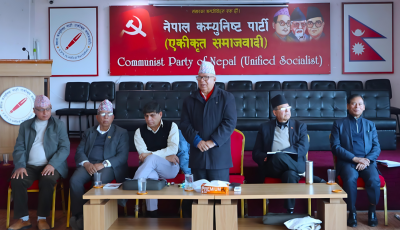 कार्यकर्ता भेला गर्दै एकीकृत समाजवादी Image