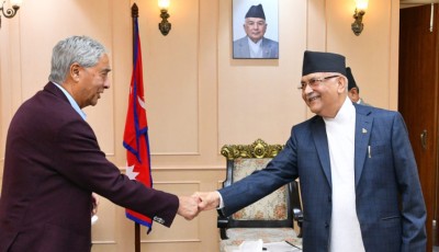 उच्चस्तरीय राजनीतिक संयन्त्रको बैठक प्रधानमन्त्री निवासमा Image