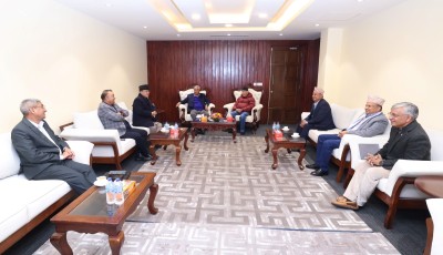 बालुवाटारमा उच्चस्तरीय राजनीतिक संयन्त्रको बैठक जारी Image