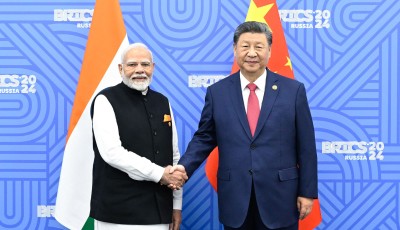 XI JINPING and MODI MEETING Image