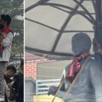 जेन–जी आन्दोलनका क्रममा शहीद लखन थापाको शालिक फुटाउने रास्वपा कार्यकर्ता अभिमन्यु पक्राउ Image