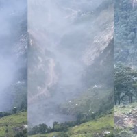 बूढीगण्डकीमा सुक्खा पहिरोपछि भीषण बाढी: सल्लेरी बजार बगायो Image