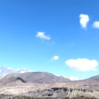 Majestic Mountain Range Along the Jomsom–Muktinath Route Image