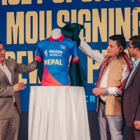 नेपाली राष्ट्रिय क्रिकेट टिमको नयाँ जर्सी सार्वजनिक, नासा सेक्युरिटीज मुख्य स्पोन्सर Image